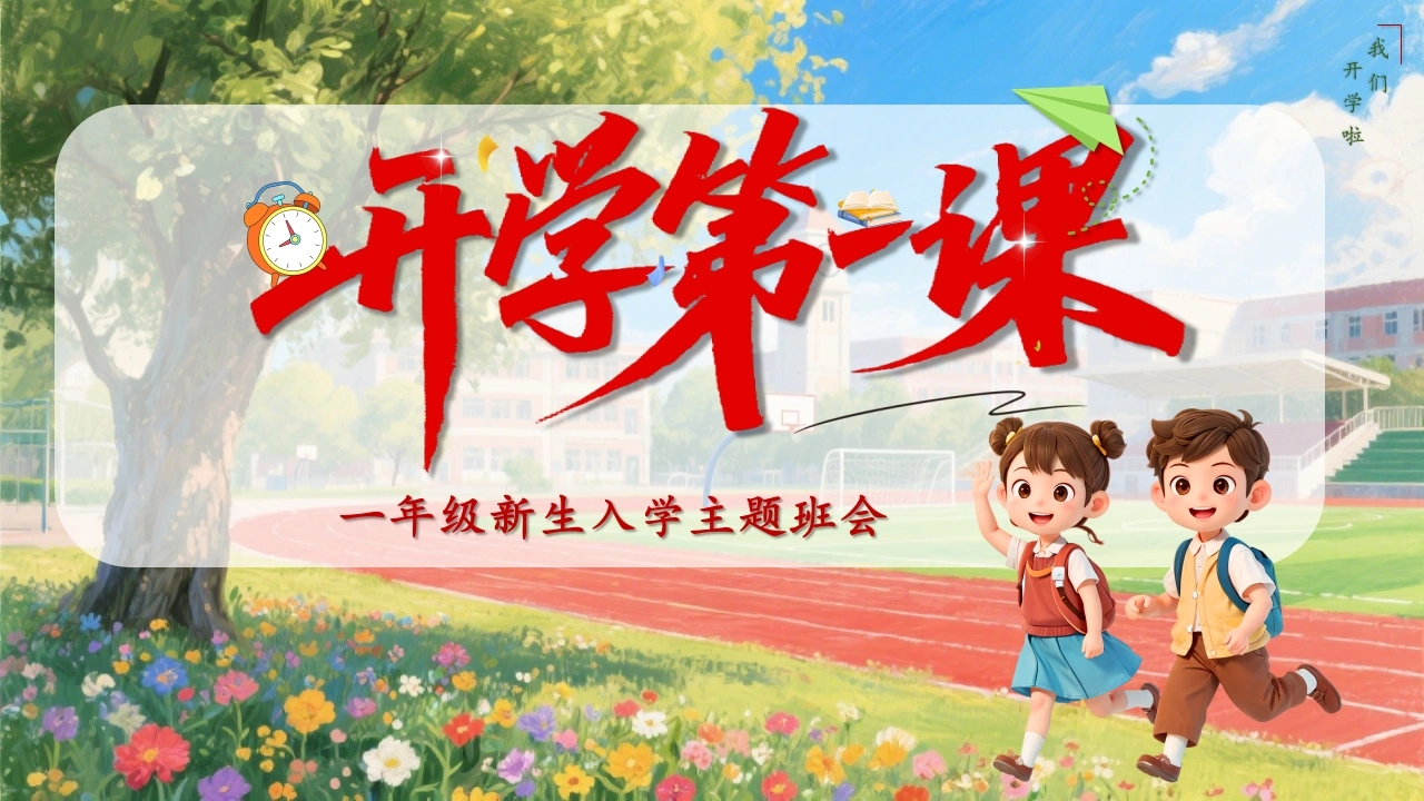 【一年级】【秋季上】【安全教育】开学第一课：小学新生入学常规教育安全教育