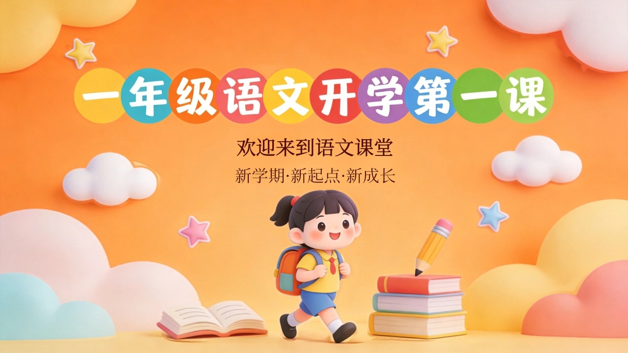 【一年级】【秋季上】【语文】开学第一课-教务素材网