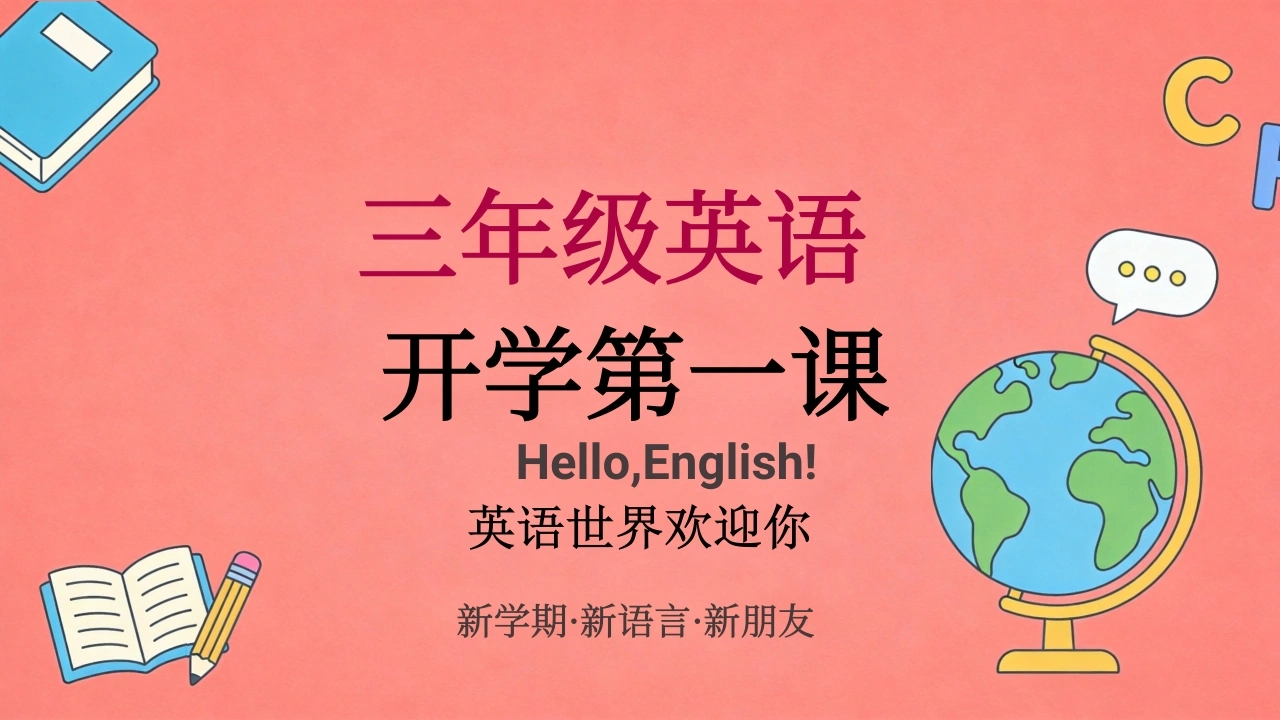 【三年级】【秋季上】【英语】开学第一课