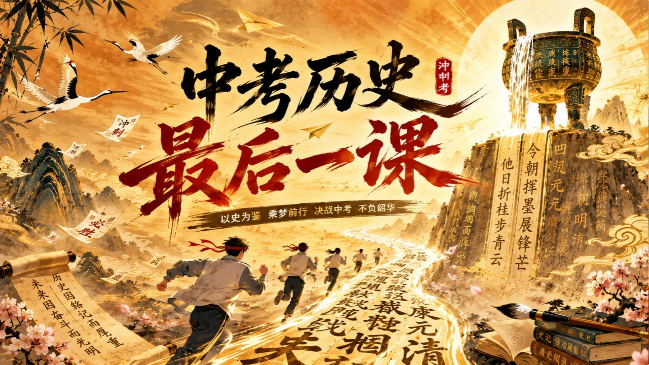 【初三下】【历史】九年级中考考前冲刺主题班会：带着历史的勇气，走进考场-教务素材网