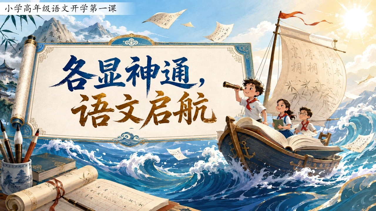 【小学】【秋季上】【语文】高年级开学第一课：各显神通，语文启航
