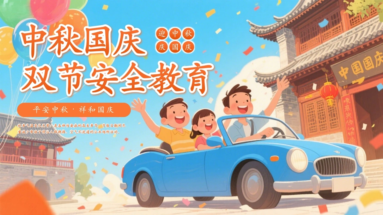 【通用】【安全教育】主题班会：中秋国庆双节假期安全教育-教务素材网