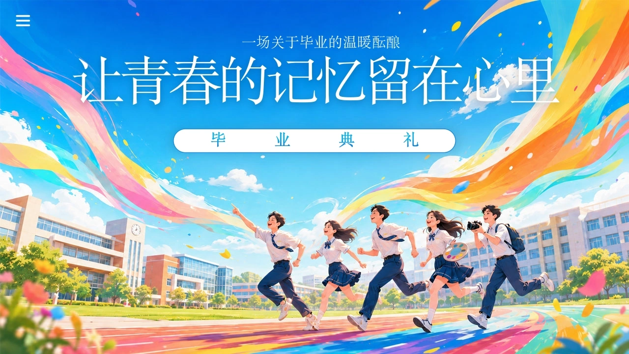 【通用】【毕业典礼】主题班会：让青春的记忆留在心里-教务素材网