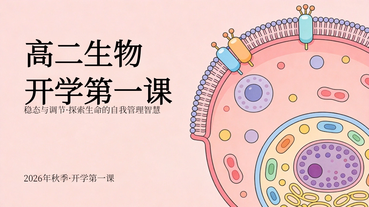 【高二】【生物】【秋季】开学第一课-教务素材网